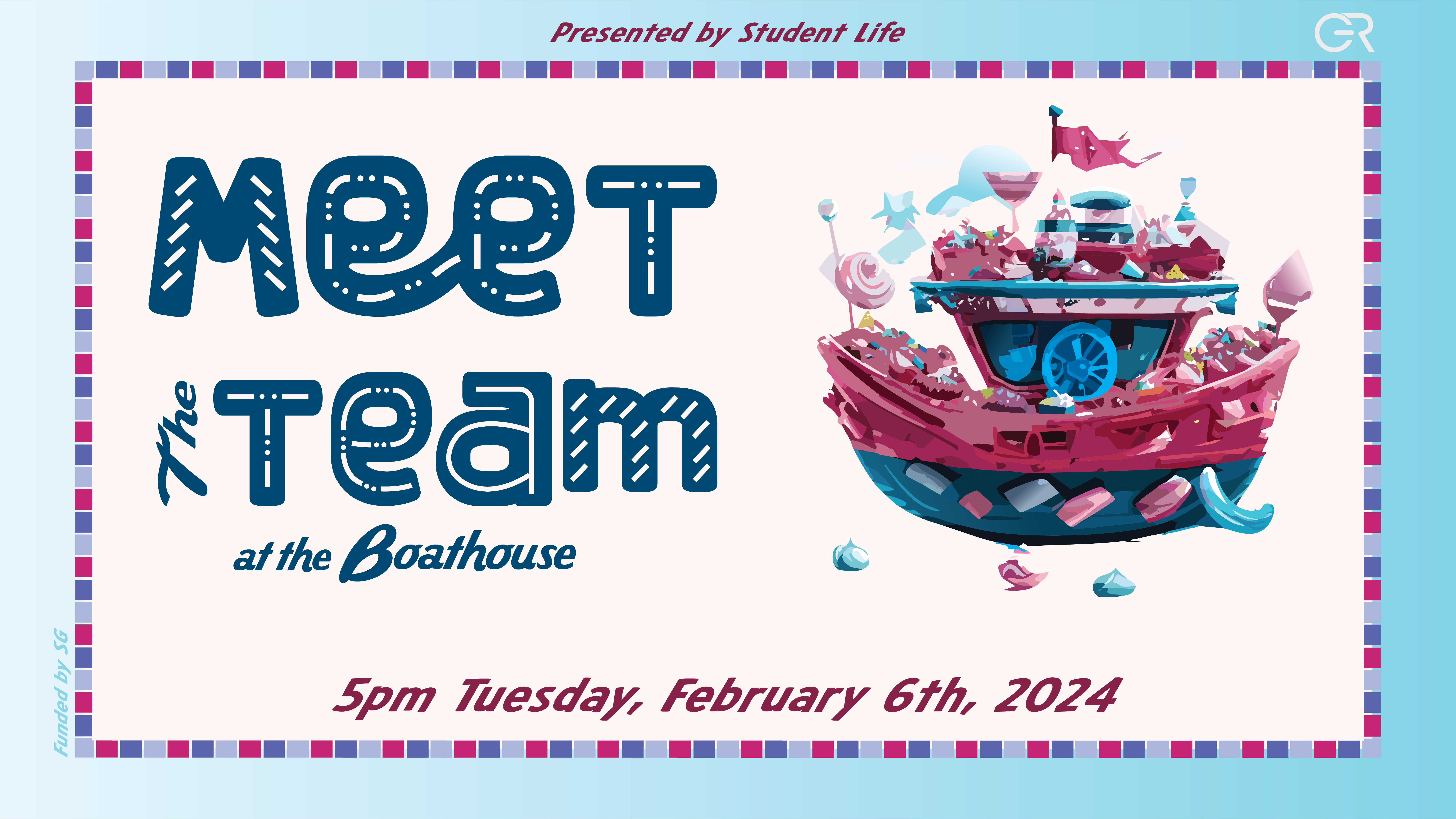Meet the Team at the Boathouse. Tuesday, February 6 at 5 p.m.