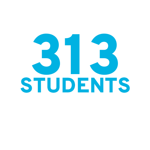 313 Students received first-generation scholarships