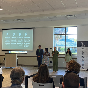 Team PUMP Presenting their project