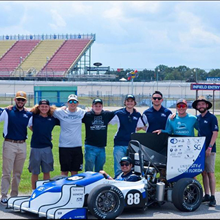 Osprey Racing students and race car