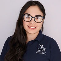 A headshot of admissions recruiter Jackie Rodriguez