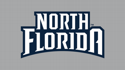 click to download desktop background UNF north florida logo on gray background