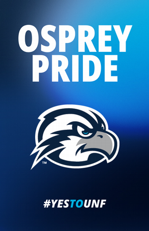 click to download 11x17 poster of ozzie athletics logo with text of Osprey Pride and #YESTOUNF