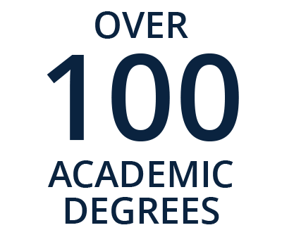 Over 100 Academic Degrees