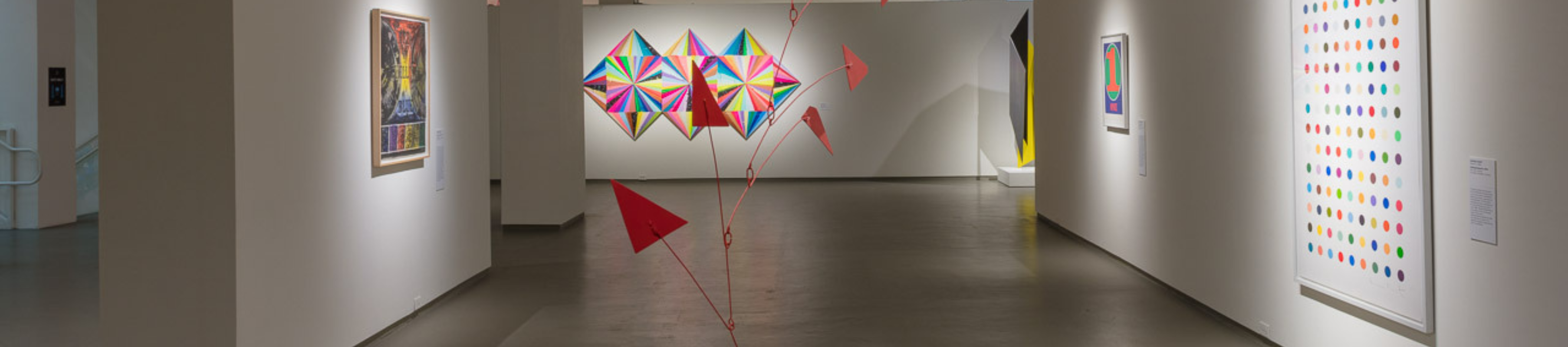 Artwork in a gallery