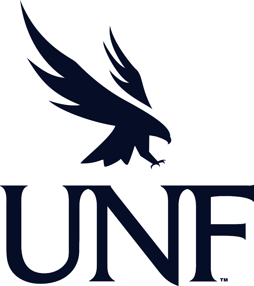 UNF logo with an osprey emblem and UNF text