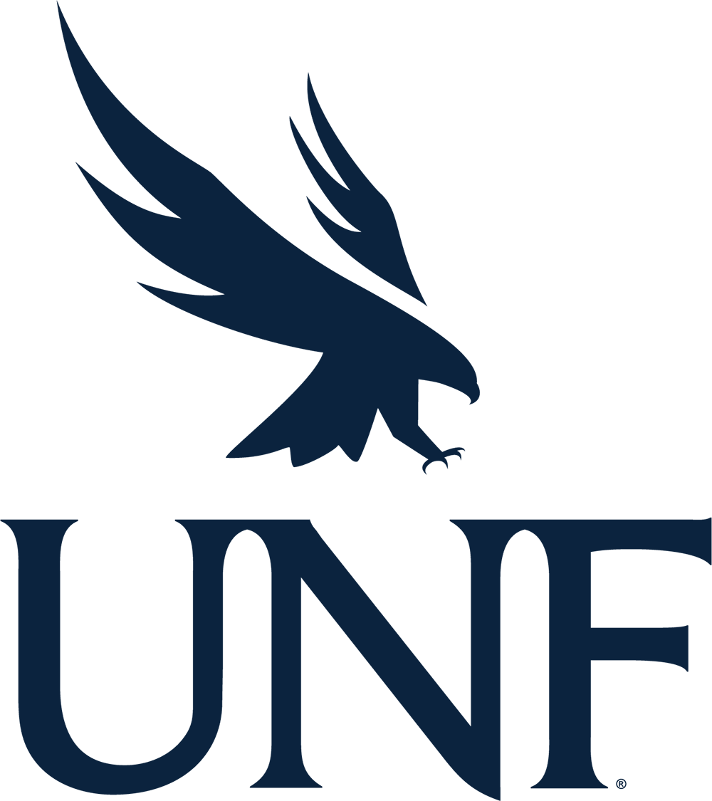 UNF logo with an osprey emblem and UNF text