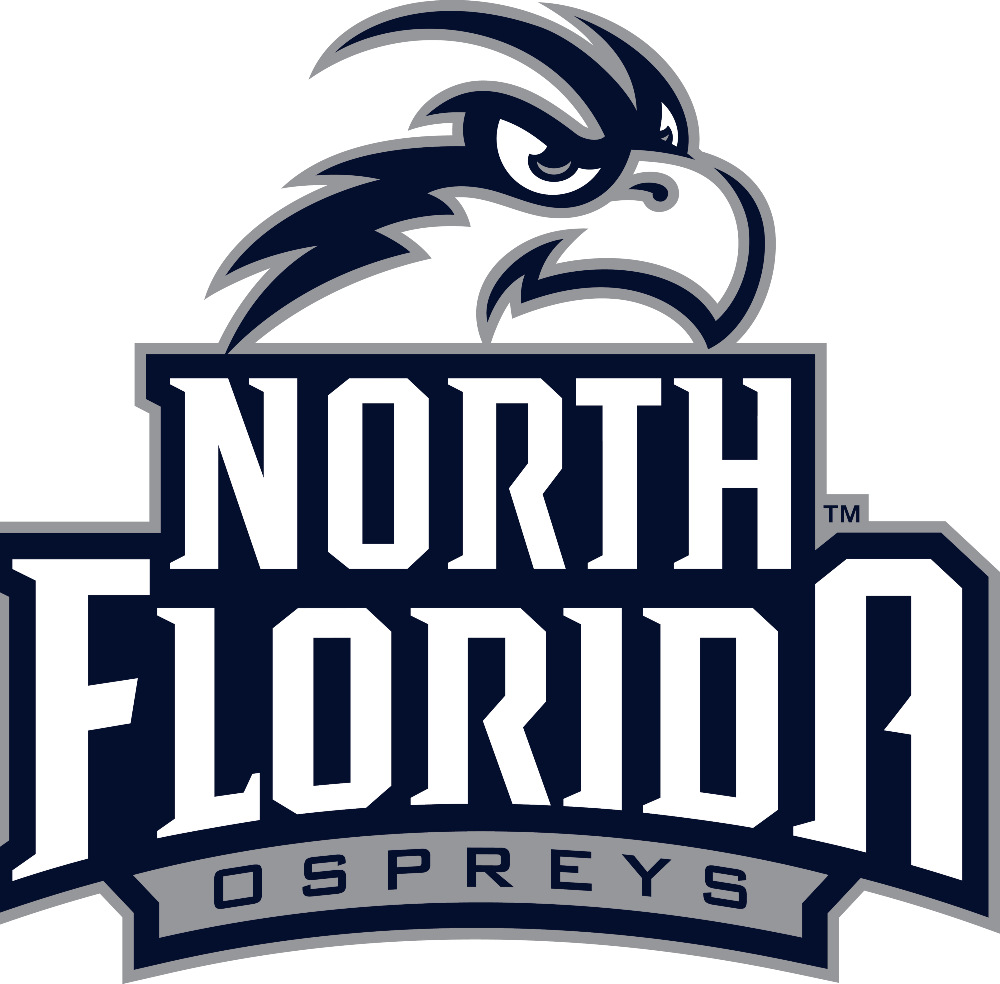Athletics logo with an Osprey emblem and North Florida Ospreys text below