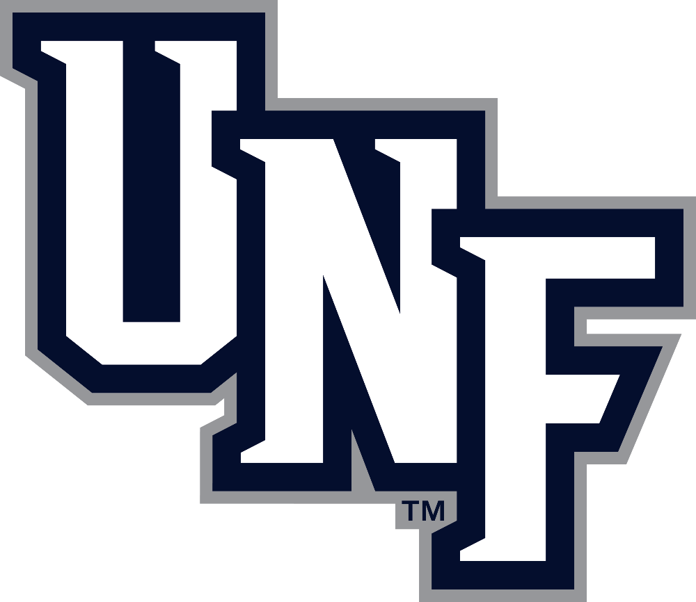 Athletics logo with UNF text