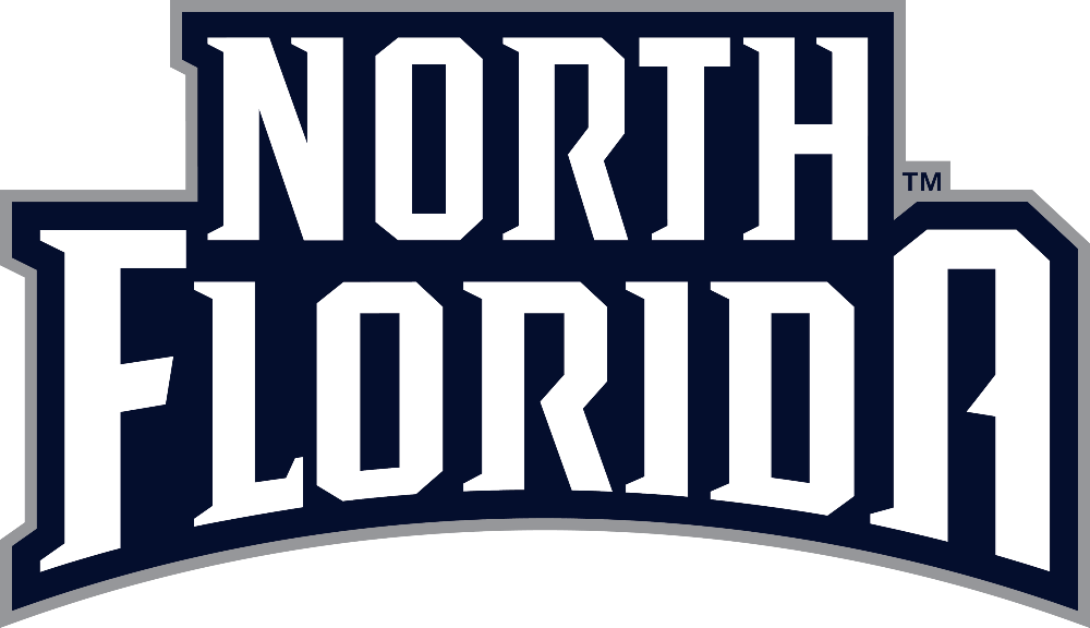 Athletics logo with just North Florida text 