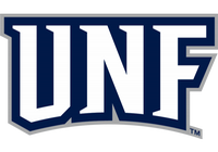 Athletics logo with just UNF text