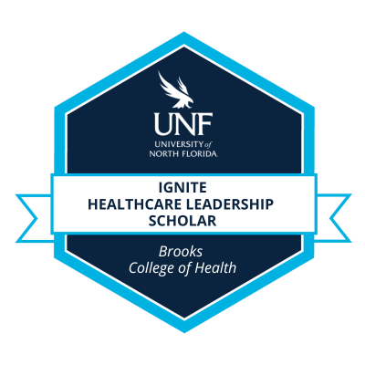 UNF Ignite Healthcare Leadership Scholar BCH badge