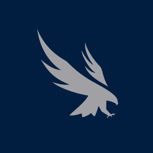 UNF gray osprey with unf dark blue background