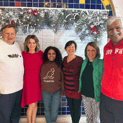 BCH faculty group picture at the holiday luncheon 2023