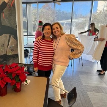 Mei Zhao and Pam Chally Smiling