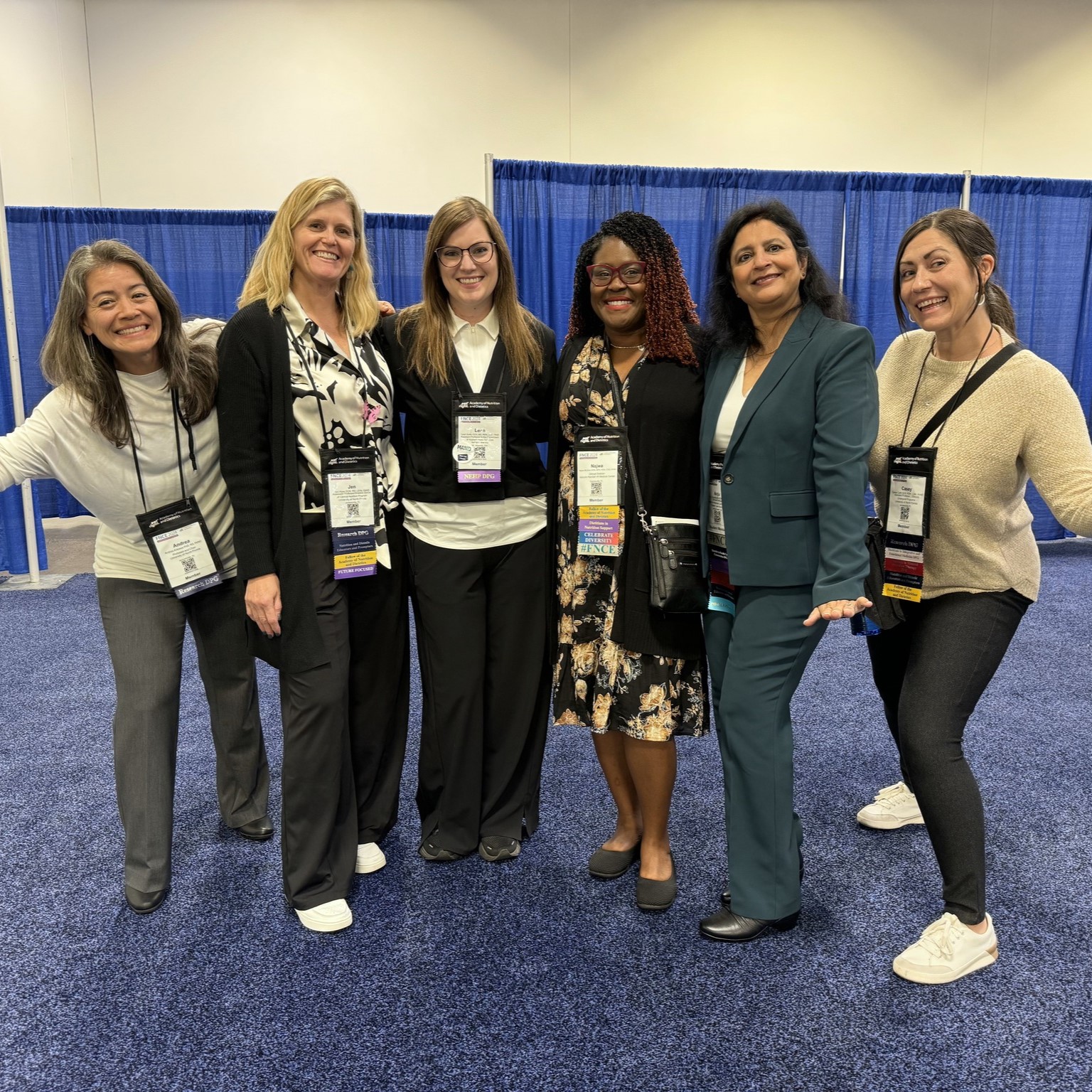 Nutrition faculty and students at FNCE