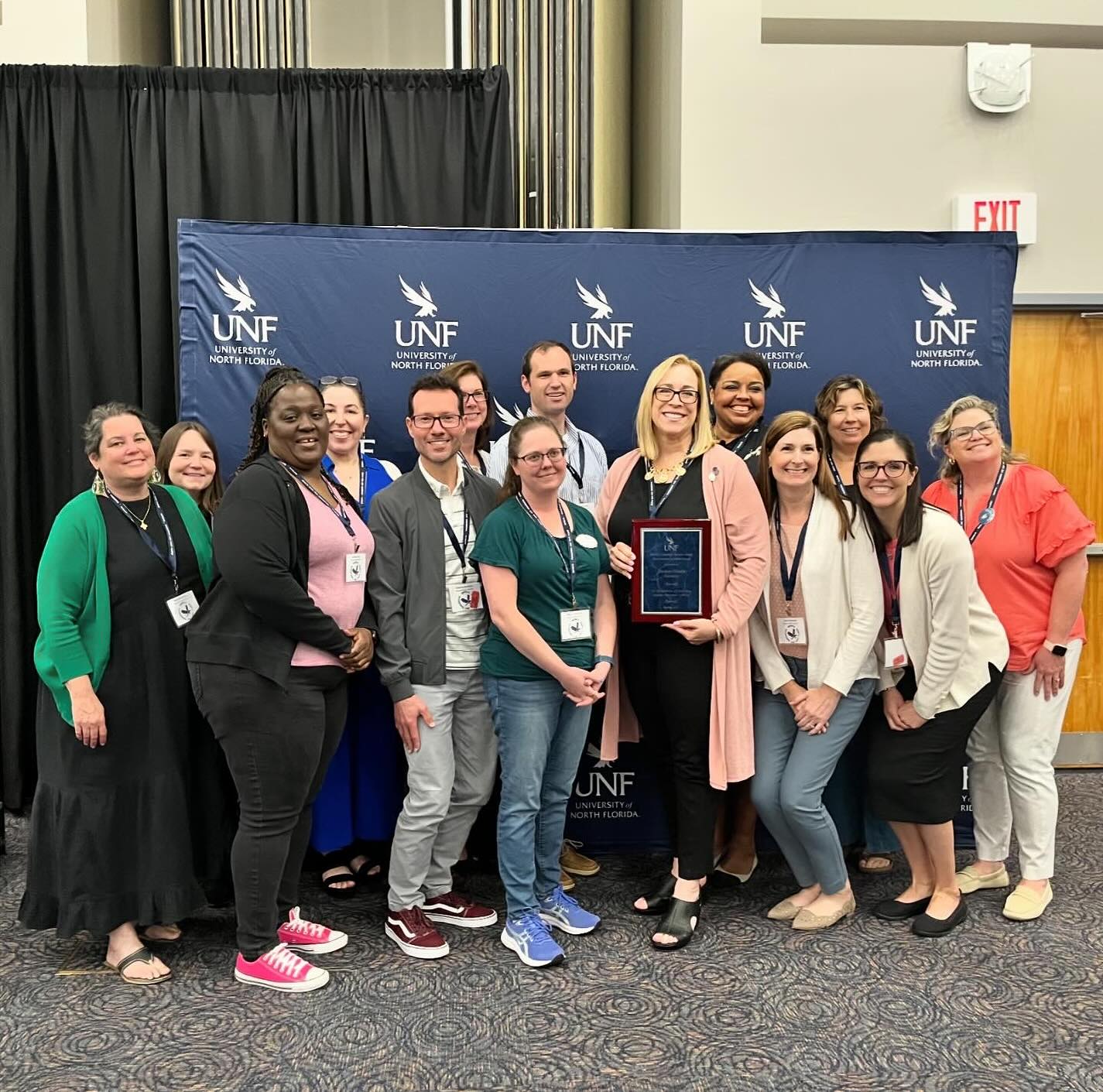 Award Ceremony with Student health services staff