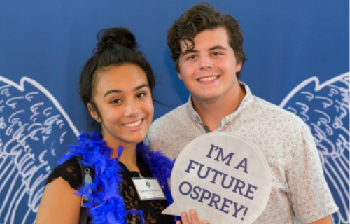 Two freshman students