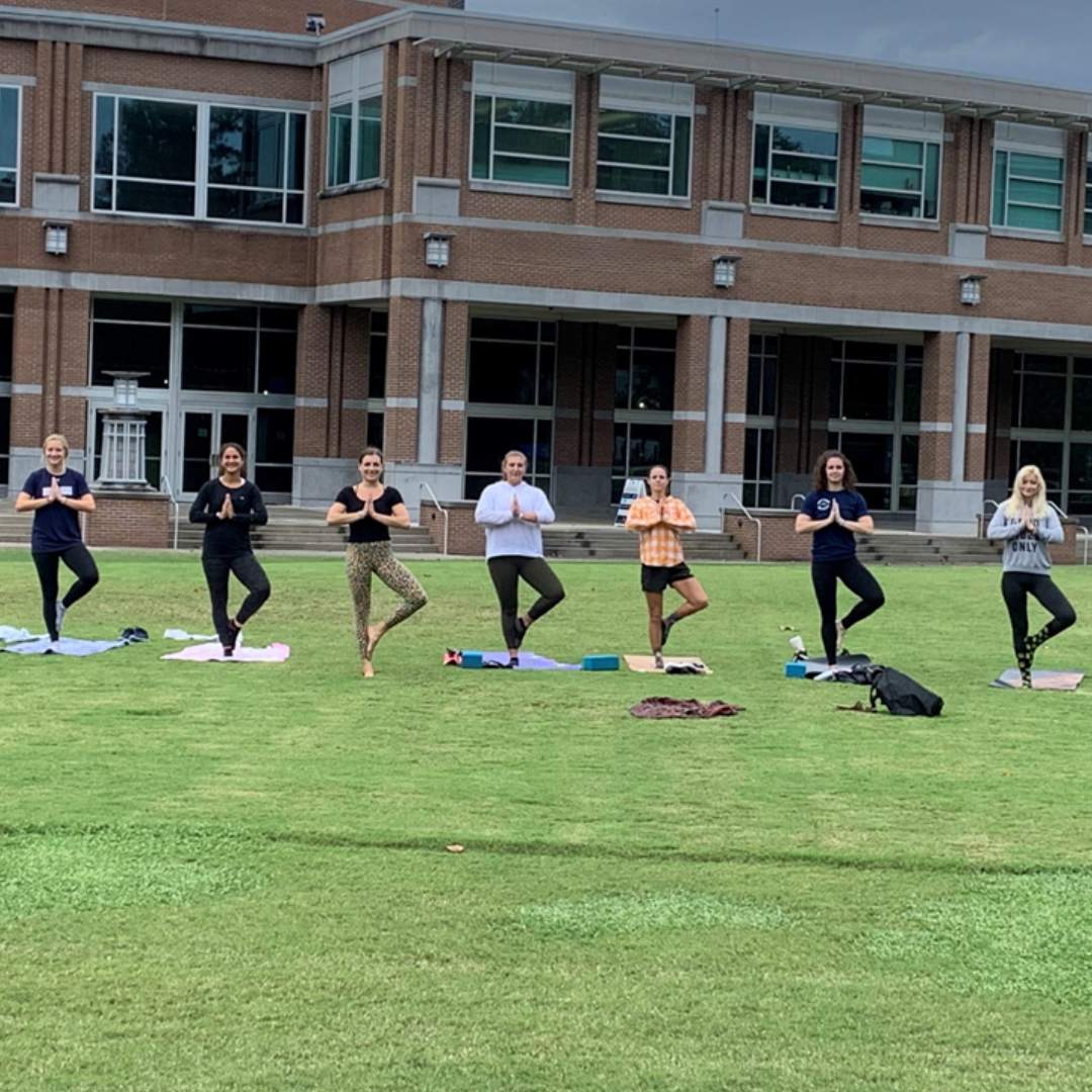UNF Exercise Is Medicine-On Campus Yoga on the Green Fall 2021