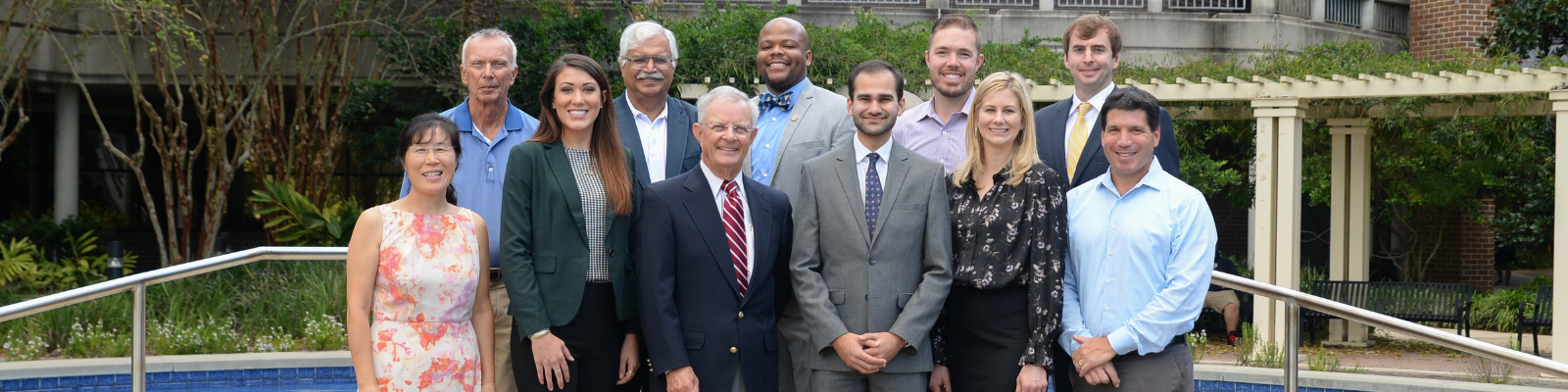 group of health administration alumni