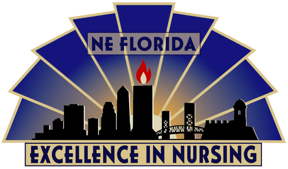 NE Florida Excellence in Nursing Award Logo
