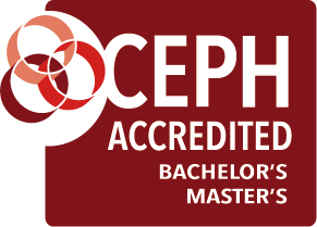 CEPH Accredited Bachelor's Master's Logo