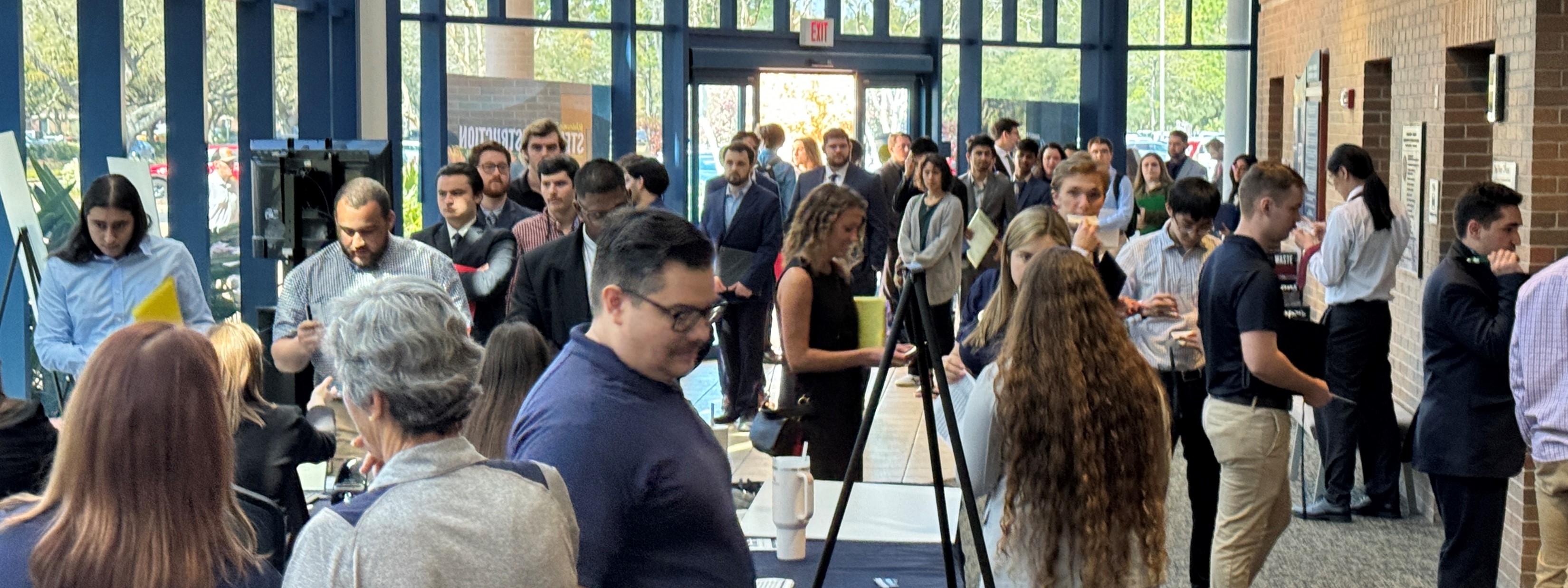 Students and Staff at the STEM Career Fair