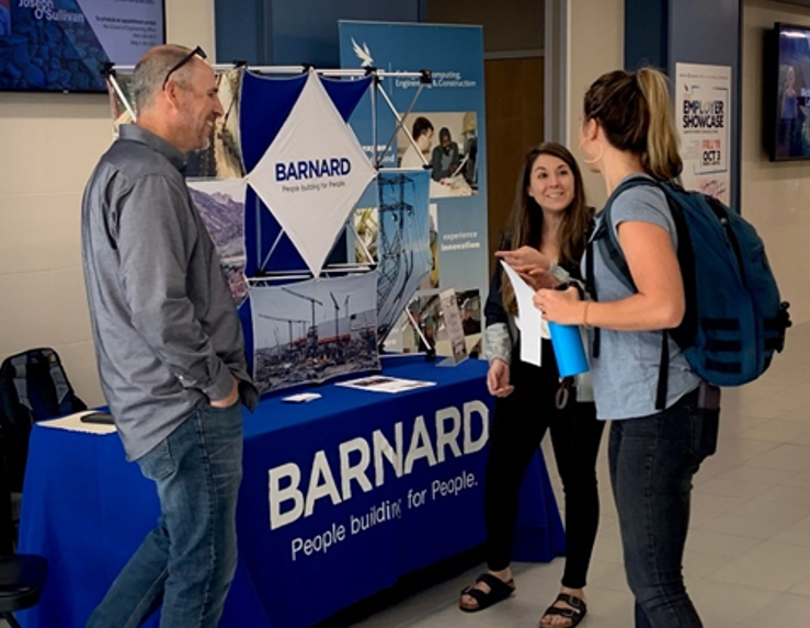 Student Meets with Barnard for Employer of the Day