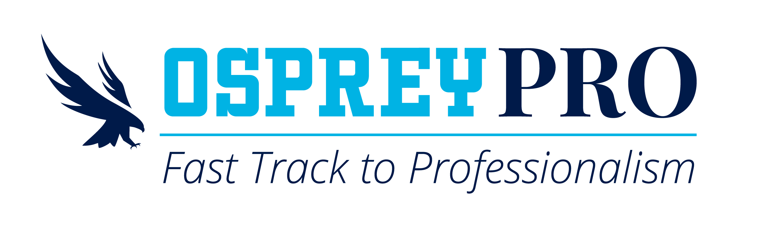 Osprey Pro Banner with outline of an eagle