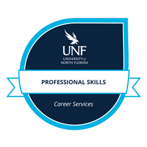Blue and white Professional Skills badge for OspreyPro 