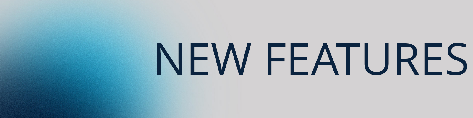 new features with gradient