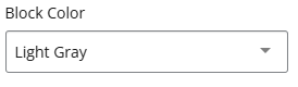 block color option dropdown