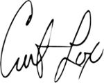 Signature of Dean Curt Lox