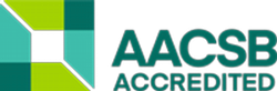 AACSB Accreditors logo for Coggin College of Business