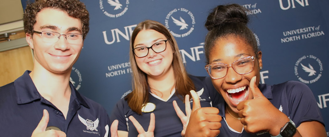 Members of the Swoop Squad show their excitement