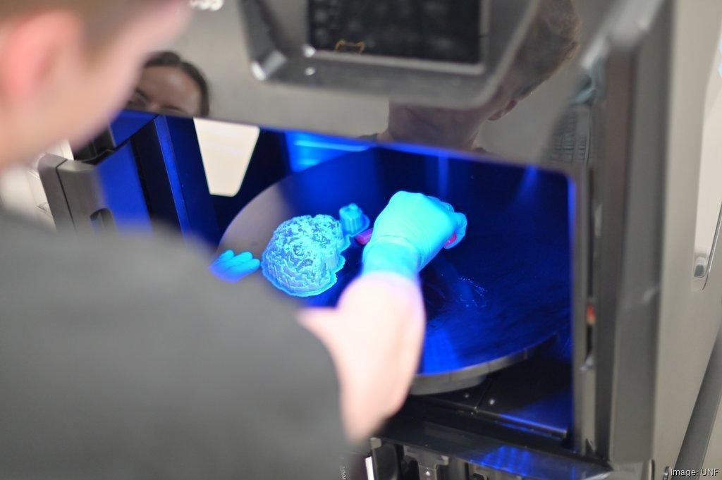 Person studying a highly technical 3d scan at Mayo Clinic