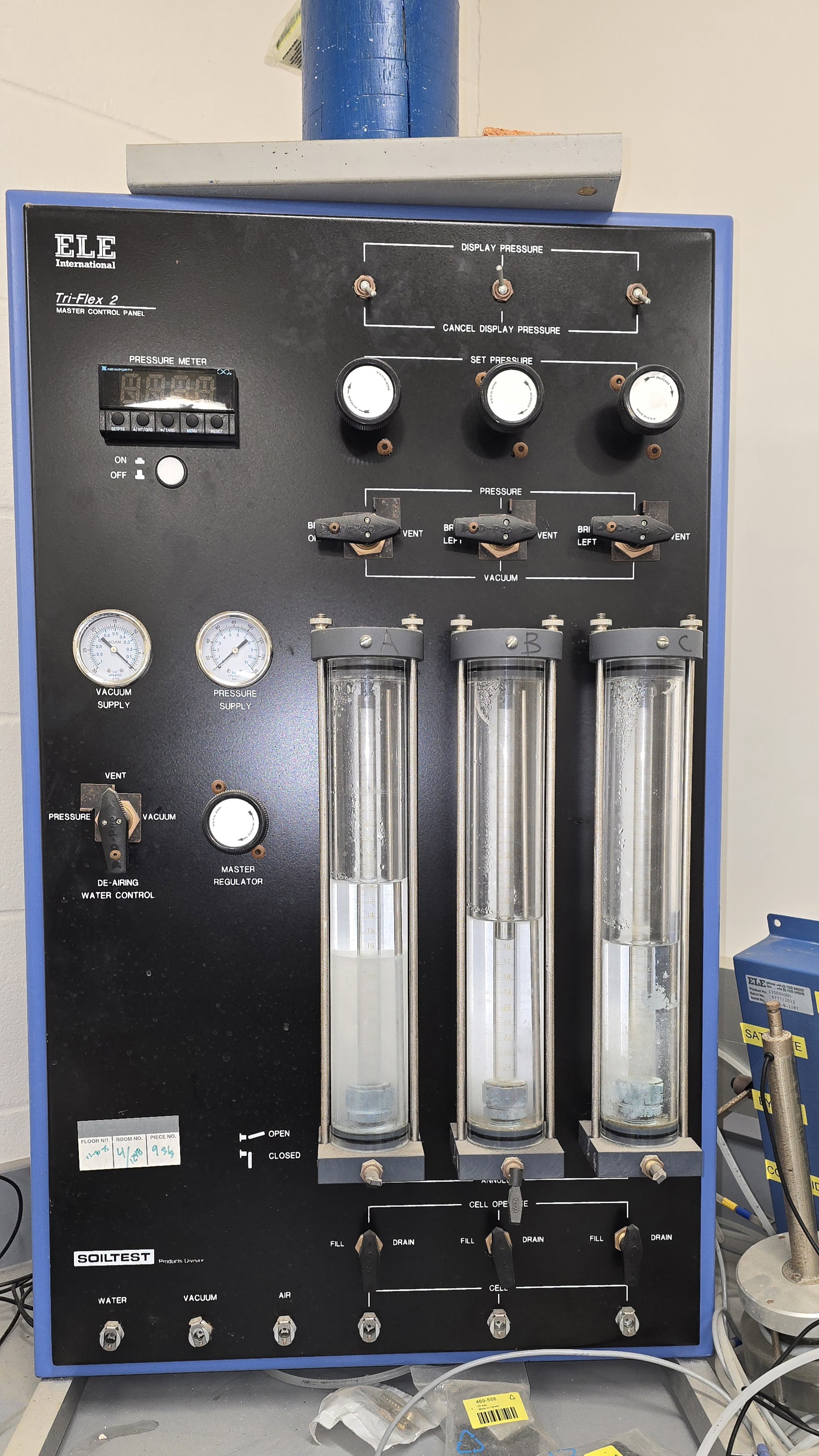 ELE International Tri Flex 2 master control panel