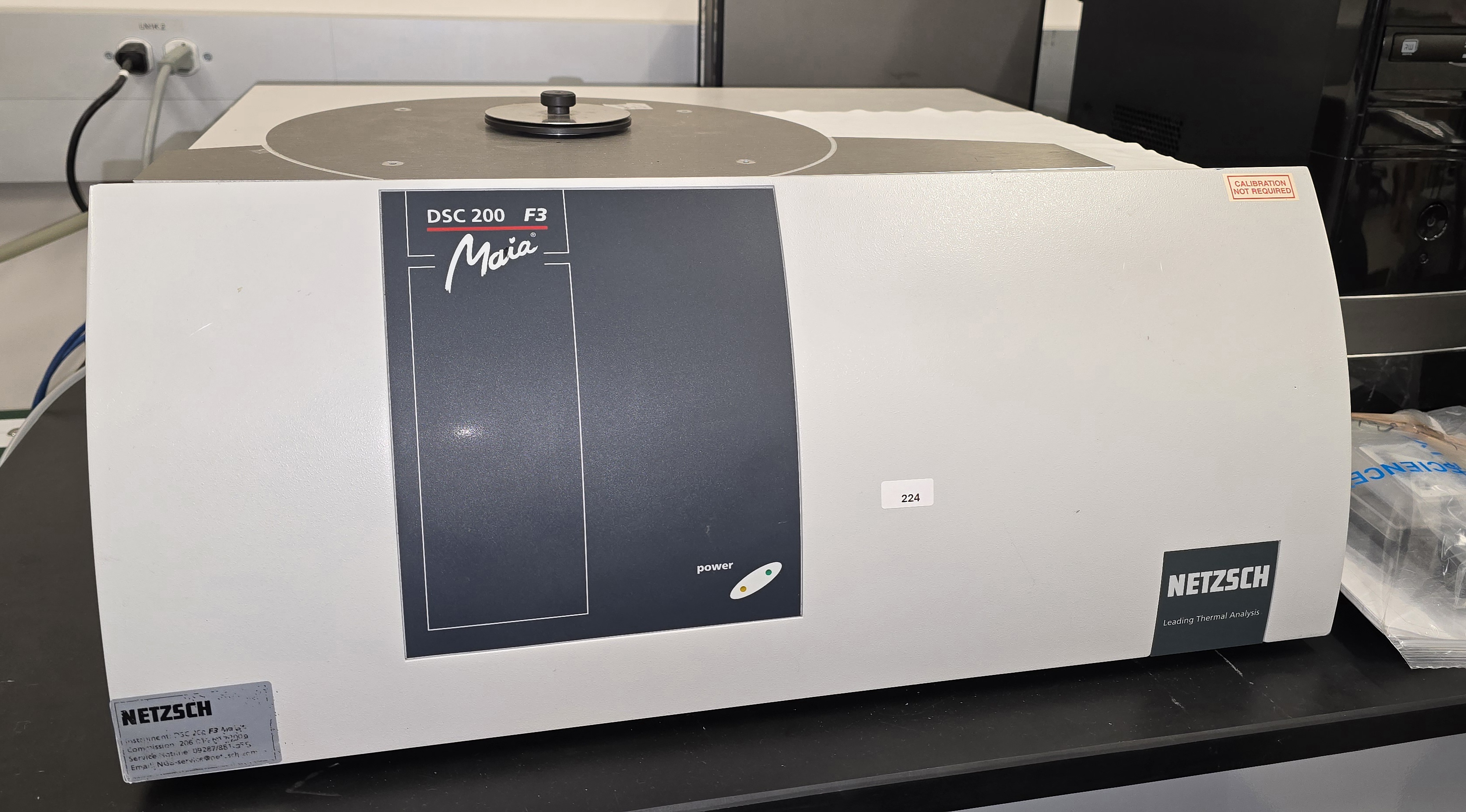 NETZSCH DSC 200 F3 Maia differential scanning calorimeter