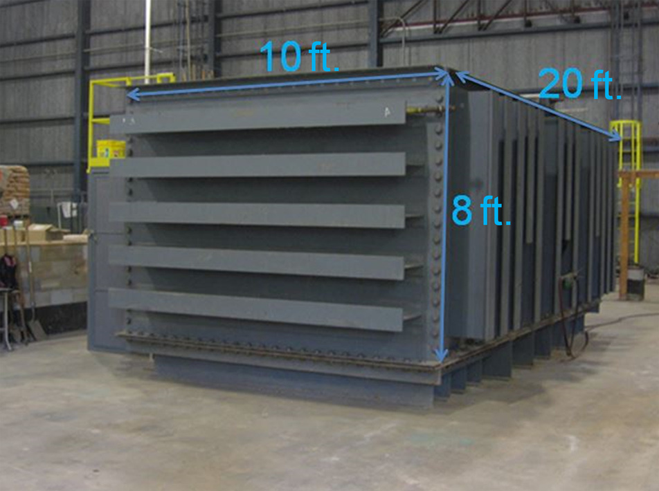 Large-Scale Soil Box 10ft wide, 8ft deep and 20ft long