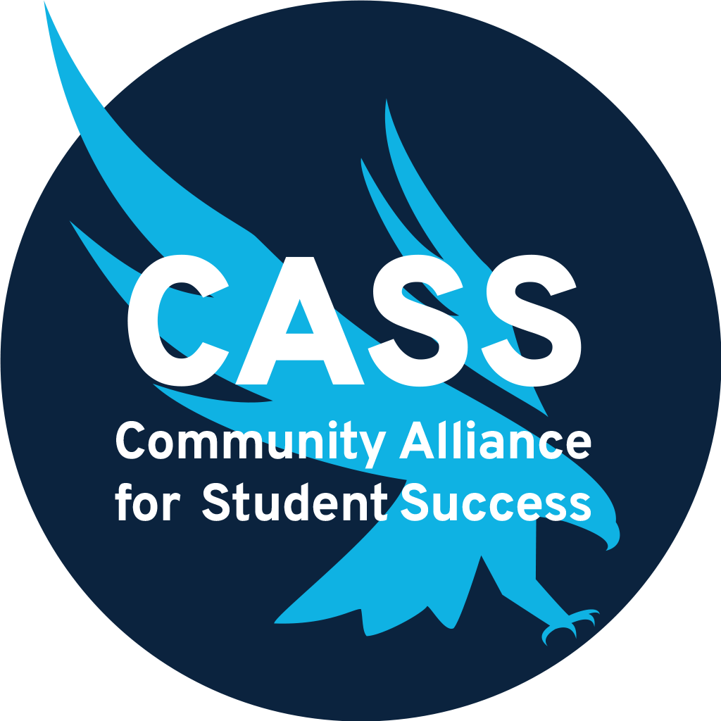 Community Alliance for Student Success (CASS) logo with Osprey in the background