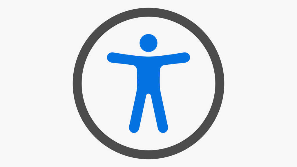 Canvas accessibility symbol