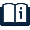 open book with information inside