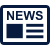 blue news icon