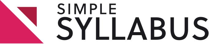simple syllabus horizontal layout logo official