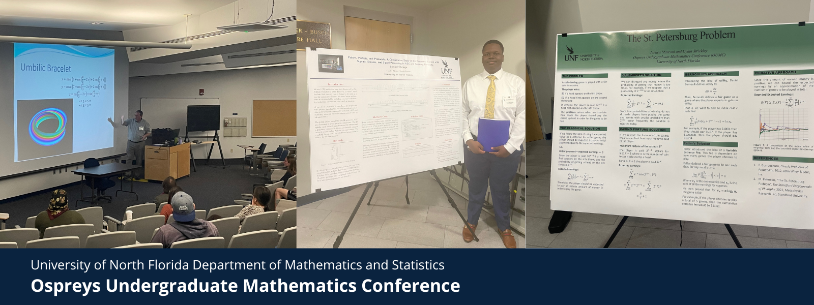 UNF's Department of Mathematics and Statistics Ospreys Undergraduate Mathematics Conference 