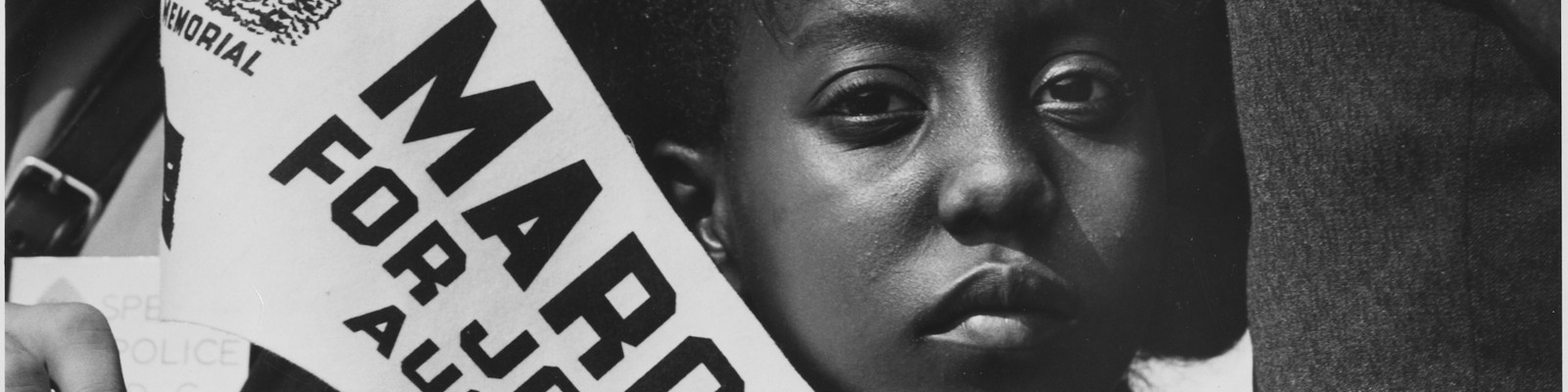 Young Woman at March on Washington 1963