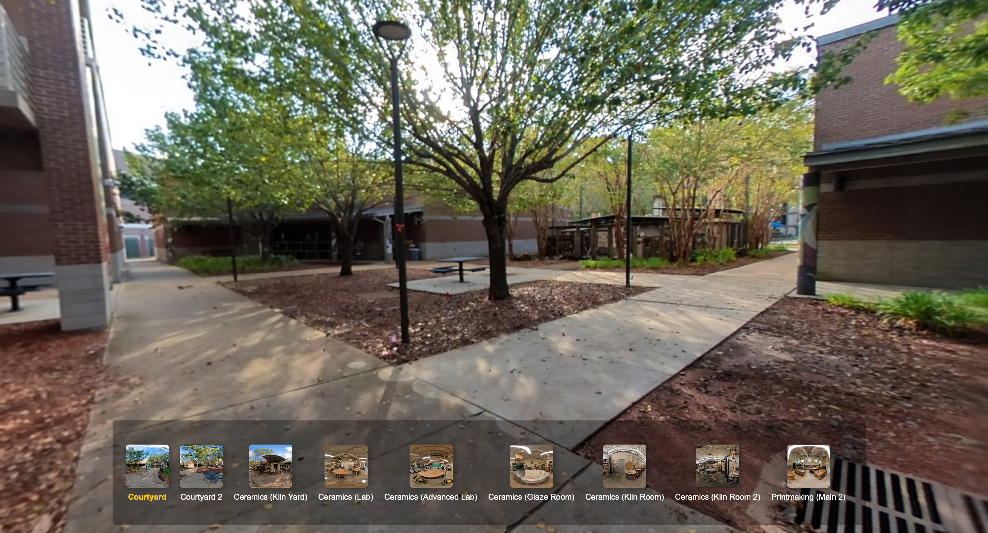 Preview image for the Building 45 Fine Arts Building virtual tour.