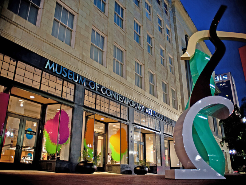 Exterior view of the Museum of Contemporary Art Jacksonville in downtown Jacksonville