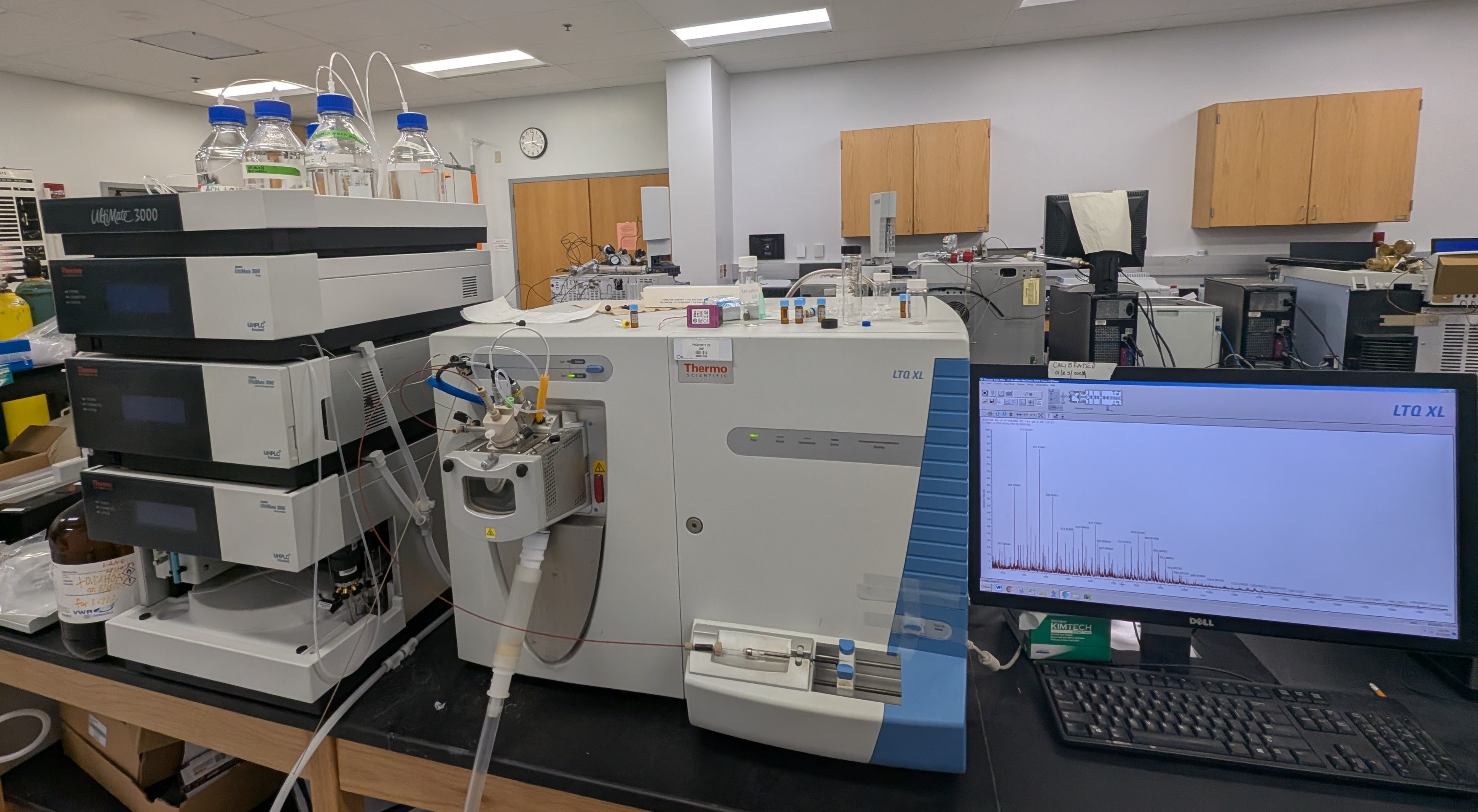 UHPLC Dionex Ultimate 3000 MS LTQ XL instrument