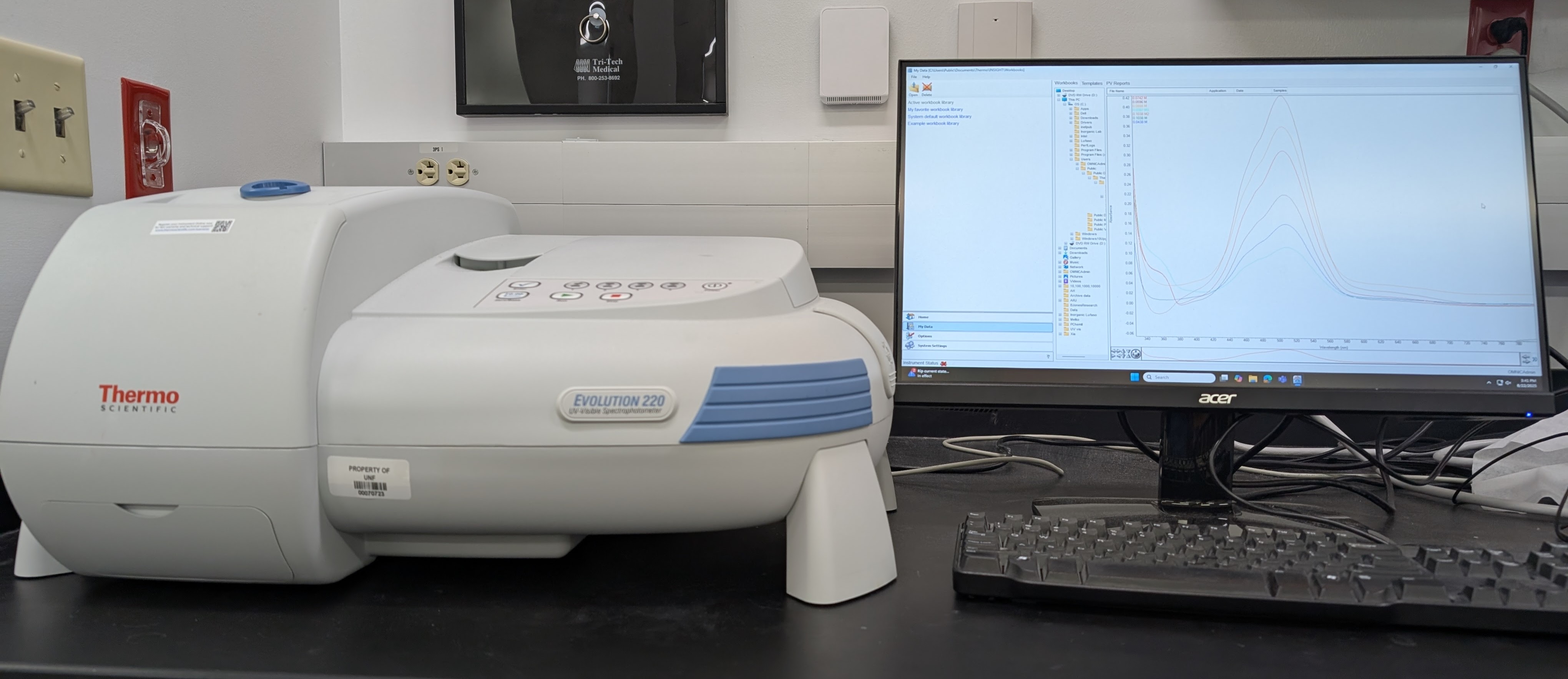 Thermo Fisher Scientific Evolution 220 UV-Vis instrument